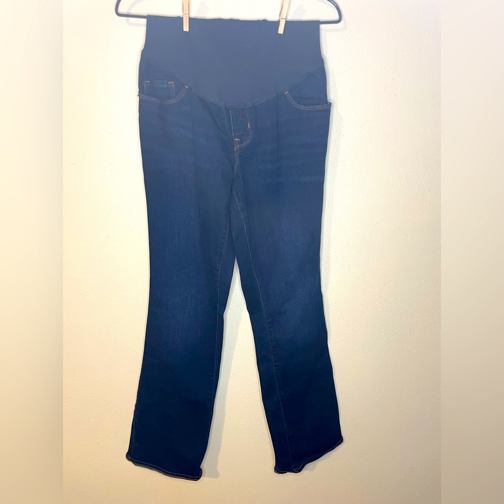 Maternity jeans size 10 long boot cut style like new